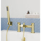 Brantley - Brushed Brass Bath Shower Mixer Tap Inc Handset