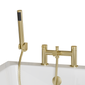 Brantley - Brushed Brass Bath Shower Mixer Tap Inc Handset