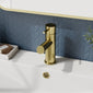 Brantley - Brushed Brass Mono Basin Mixer Inc P/B Waste and Bath Filler