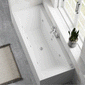 Thin Edged Double Ended Whirlpool Bath 1700 x 700mm