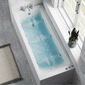 Square Single Ended Whirlpool Hydrotherapy SPA Bath 1500 x 700mm