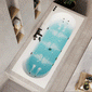 Arc Double Ended Whirlpool Hydrotherapy SPA Bath - 1700 x 750mm