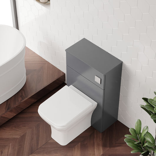  Ryker 500mm WC Unit - Satin Grey