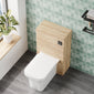 Ryker 500mm WC Unit - Bleached Oak