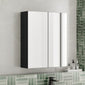 Nuie Parade Mirror Cabinet - Soft Black