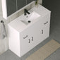 Nova 1000mm Gloss White Minimalist Floorstanding Vanity Unit