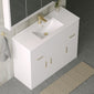 Nova 1000mm Gloss White Minimalist Floorstanding Vanity Unit