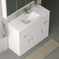 Nova 1000mm Gloss White Minimalist Floorstanding Vanity Unit