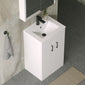 Nova 500mm Gloss White Floorstanding Vanity Unit