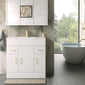 Nova 800mm Gloss White Minimalist Floorstanding Vanity Unit