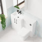 Ryker 1100mm Toilet & Basin Combination Unit - White