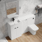 Parkhouse 1500mm L Shape Combination Basin and WC Unit Gloss White
