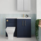Ryker 1100mm Toilet & Basin Combination Unit - Midnight Blue