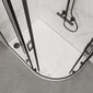 ShowerWorx Atlantic Matt Black 1000 x 800mm Offset Quadrant with White Tray - 6mm Glass