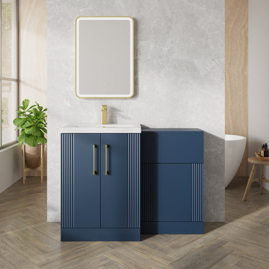  Deco Square 1000mm Combination Packs - Satin Blue - welovecouk