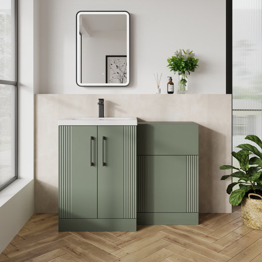  Deco Square 1000mm Combination Packs - Satin Green - welovecouk