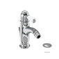 Burlington Chelsea Curved Bidet Mixer with Pop-up Waste