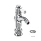 Burlington Chelsea Regent Curved Bidet Mixer with Pop-up Waste