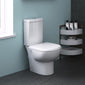 Crystalline 800mm Quadrant Shower Enclosure Close Coupled Bathroom Suite