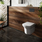 Maya Concealed Cistern Frames Wall Hung Pan with Soft Close Seat - Square Plate