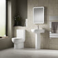 Nuie Isla Rimless Close Couple Flush to Wall Toilet pan only
