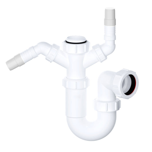  SDG 40mm P Trap With Twin Spiggot 76mm Seal - welovecouk