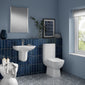 Nuie Ambrose Compact Semi Flush to Wall WC - White