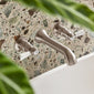 BC Designs Victrion Lever 3-Hole Wall Bath Filler With Spout - Brushed Nickel