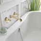 BC Designs Victrion Gold Lever 3-Hole Wall Bath Filler With Spout