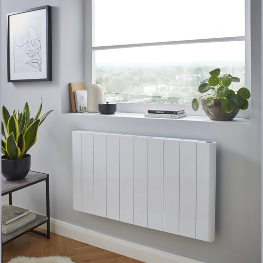  SDG Capri Electric Aluminium Panel Heater 2000W Horizontal 500 x 907mm - White