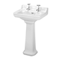 Harlow Victorian Slipper Suite C/W Basin Taps, BSM & Wastes - Various Sizes