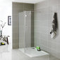 SDG Alumen Chrome Enclosure with Walk-in Shower Tray - 1200x700