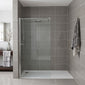 SDG Alumen Chrome Enclosure with Walk-in Shower Tray - 1200x700