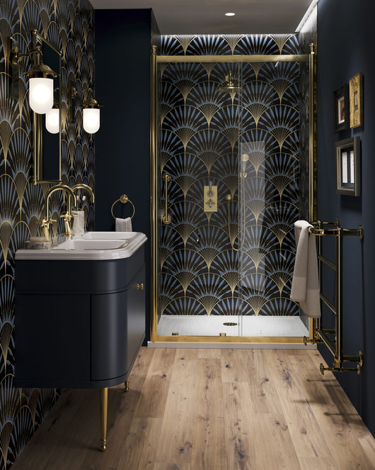  Deco Midnight Bathroom Wall Panels