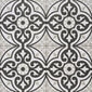 Décor French White-Black-Grey Porcelain Square Tile - welovecouk