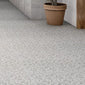 Décor Vine Grey Porcelain Square Tile - welovecouk
