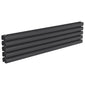 Reina Nevah Double Horizontal Steel Radiator 295 x 1200 - Anthracite