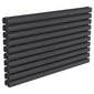 Reina Nevah Double Horizontal Steel Radiator 590 x 1000 - Anthracite