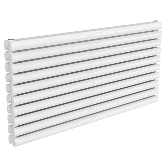  Reina Nevah Double Horizontal Steel Radiator 590 x 1200 - White