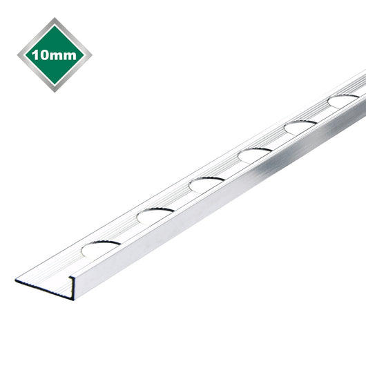  L SHAPE SILVER TRADE TRIM 10mm