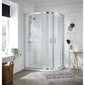 ShowerWorx Lela 1200 x 900mm Offset Quadrant Shower Enclosure with Square Handles