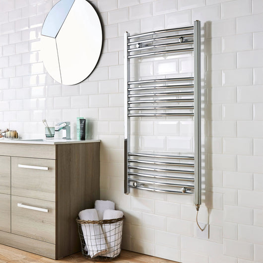  Electric Straight SDG Towel Rail Standard on/off 500 x 1000mm - 200W