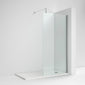 1700 x 800mm Stone Walk-In Shower Tray & 8mm Screen Pack