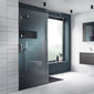 1700 x 800mm Stone Walk-In Shower Tray & 8mm Screen Pack