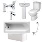 Evo Complete Waterfall Taps Bathroom Suite