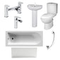 Evo Complete Waterfall Taps Bathroom Suite