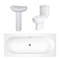 Evo Foundation Straight Double Ended Bath Suites 1700 x 700