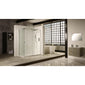 Frameless Sphere Sliding Door 8mm 1700mm - Chrome