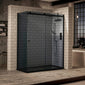 Frameless Sphere Sliding Door 8mm 1200mm - Dark Tint - welovecouk