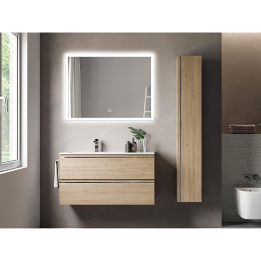  Luxe Rectangular LED Mirror & Demister - welovecouk